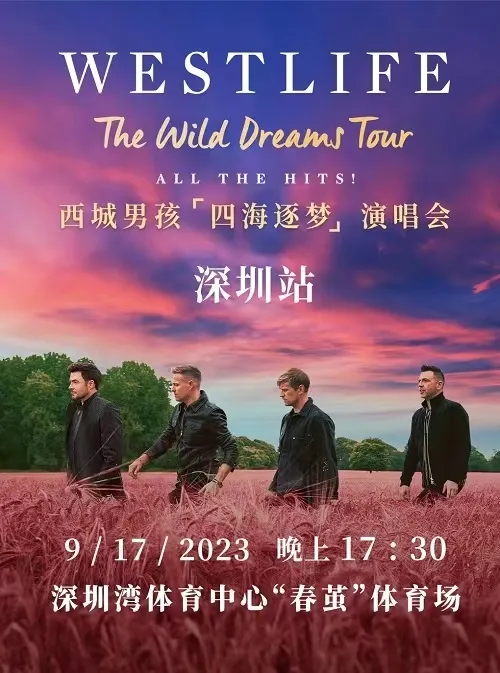 【深圳】西城男孩「四海逐梦」演唱会中国行！带着青春一起筑梦！